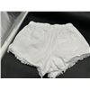Image 4 : HVepuo X002SU4LAV Women's Summer Paper Bag Jean Shorts, Size M