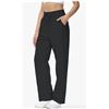 Image 1 : HMIYA Sweat Pants with Pockets, Black, XS