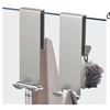 Image 1 : KITHOLD Extended Shower Door Hook, Drilling-Free, Silver