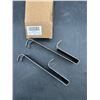 Image 4 : KITHOLD Extended Shower Door Hook, Drilling-Free, Silver