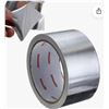 Image 1 : Lot of 2 - Aluminum Foil Tape Rolls, Approx. 3 Inches Wide