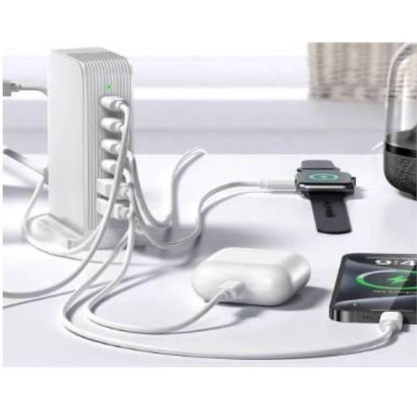 VPSUN Charging Tower with 5 USB Ports and Power Cord