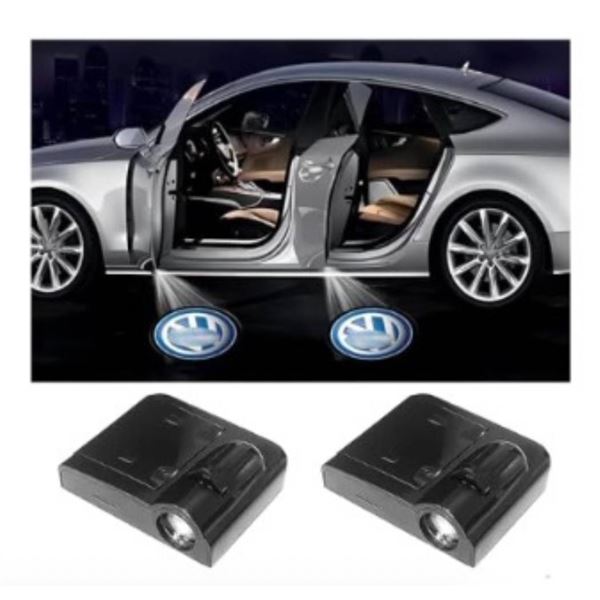 GTPASSRAY 2pcs Car Door Projector Light for Custom Models - Wireless