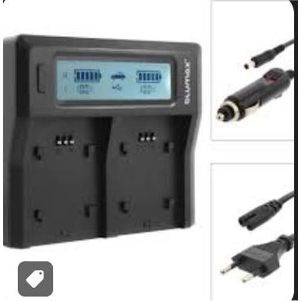 Fomto FH50 Dual Digital Battery Charger for Sony 330/230/290/390
