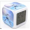 Image 1 : Square LED Color Change Digital Alarm Clock With Hockey Theme