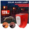 Image 1 : Keeda Solar Strobe Light 129db Alarm Light Makes Gunshot Sounds & Dog Barking Waterproof Outdoor wit