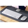 Image 1 : Omoton Bluetooth Keyboard and Mouse Combo, Silver Finish