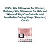 Image 3 : INSSL Silk Pillowcase, Mulberry Silk, Coral, 20 x 26 Inches