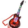 Image 2 : Children's 4-String Music Guitar With Flashing Lights and Sounds
