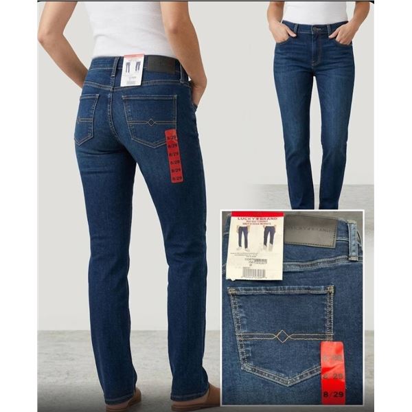 Lucky Brand Mid Rise Straight Jeans, Women’s Size 8/29