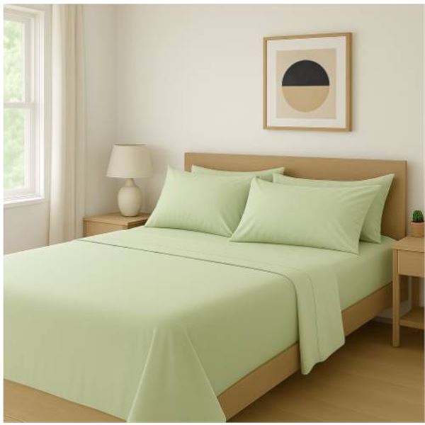 Comfy Radiance 9800 Series King Sheet Set, 4-Piece, Tan