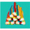 Image 1 : Sweet Sixteen Rainbow Filled Licorice 100 g, Case of 12 Units