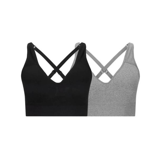 PUMA 2-Pack Sports Bra - Medium, Convertible Back Design