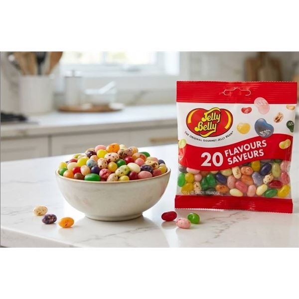 Jelly Belly 20 Flavours, 5 Packs of 100g Each