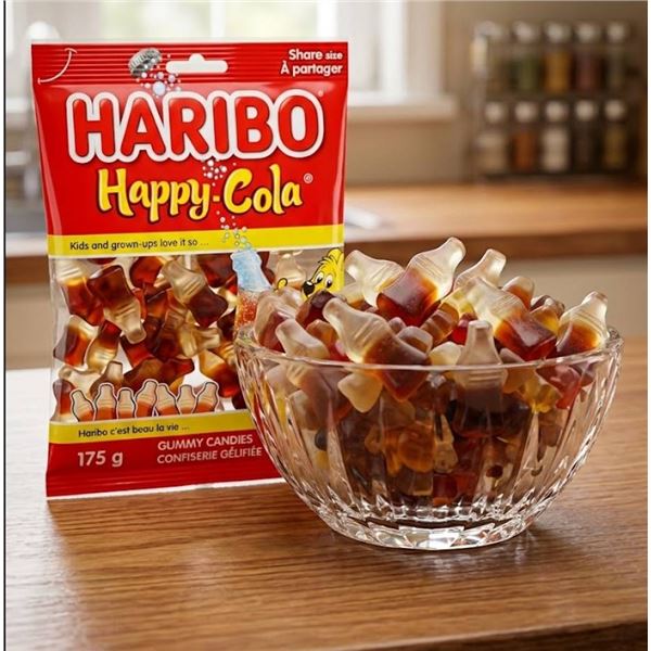 Haribo Happy Cola Gummies 12 x 175g Gummy Candies