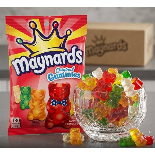 Maynards Gummi Candy, 12 x 150 g Bags