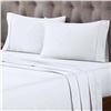 Image 1 : Comfy Bamboo World 9500 Series Queen 4-Piece Sheet Set - White