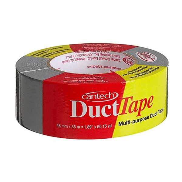 Cantech Duct Tape, Multi-Purpose, 48 mm x 55 m, Set of 6 Rolls