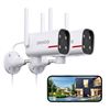 Image 1 : Dekco 2K Wi-Fi Security Camera DC4L Set with Accessories