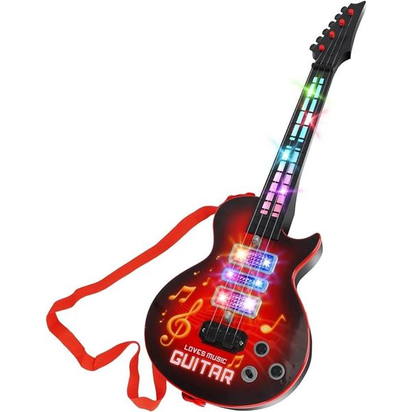 Kids Electric Guitar Toy with Light-Up Features