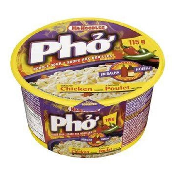 12-Pack of MAMA Pho Chicken Flavor Noodle Soup, 115g Portions