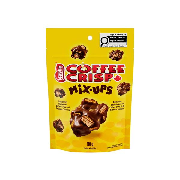 Nestle Coffee Crisp Mix-Ups 110g Snack Packs, 12 Units