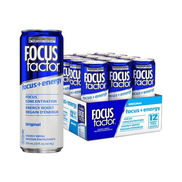 Focus Factor Energy Drink 12-Pack