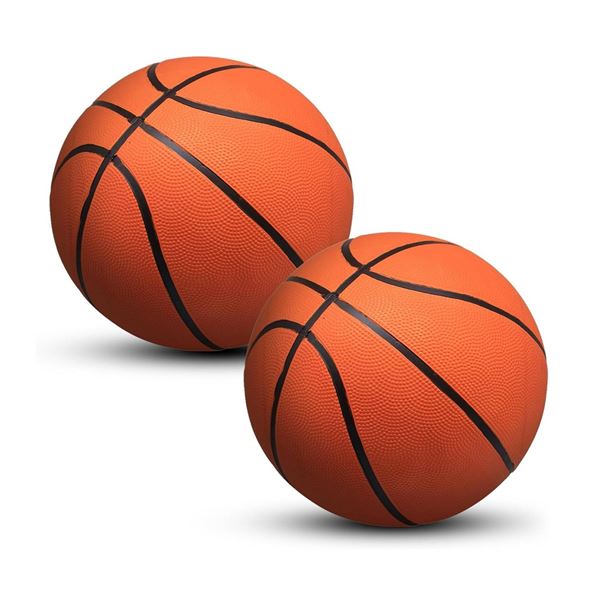 Amazon Basics PU Composite Basketball Official Size, 2-Pack