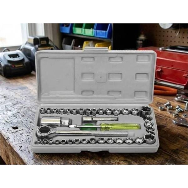 Mastercraft 40-Piece Socket Wrench Set Model 64493