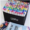 Image 1 : Flavery 120PCS Alcohol Markers Set With Carrying Case