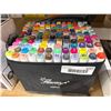 Image 2 : Flavery 120PCS Alcohol Markers Set With Carrying Case