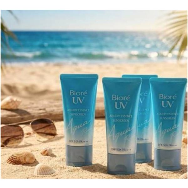 Biore UV Aqua Rich SPF 50 Weightless Moisturizer 4 x 50ml