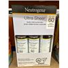 Image 3 : Neutrogena Ultra Sheer Body Mist Sunscreen SPF 60 Spray, 3x141g