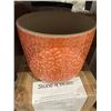 Image 3 : Stone and Beam Floral Embossed Planter in Arabesque Color, Small