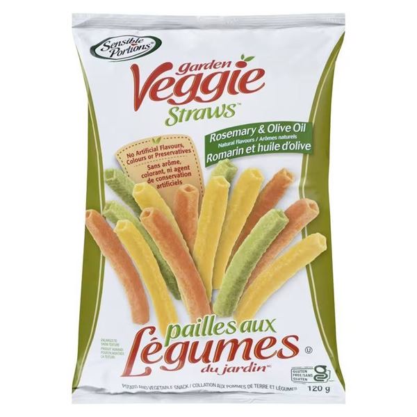 Sensible Portions Garden Veggie Straws 18 x 28.4g  Individual Bags