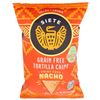 Image 1 : Siete Grain Free Tortilla Chips, Nacho Flavor, Case of 12 x 142 g
