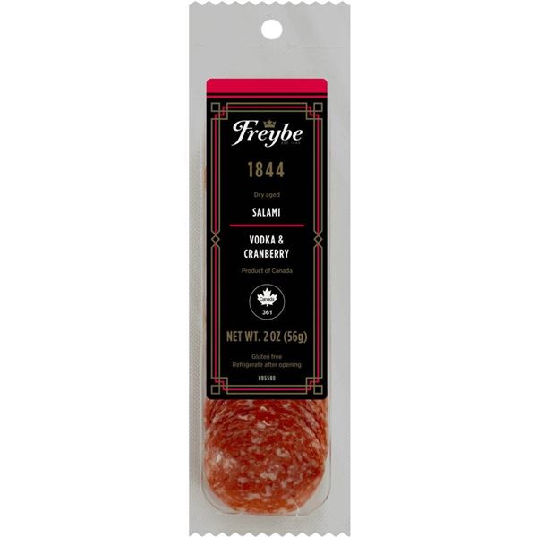 Freybe 1844 Vodka & Cranberry Salami Lot, 12 x 56g