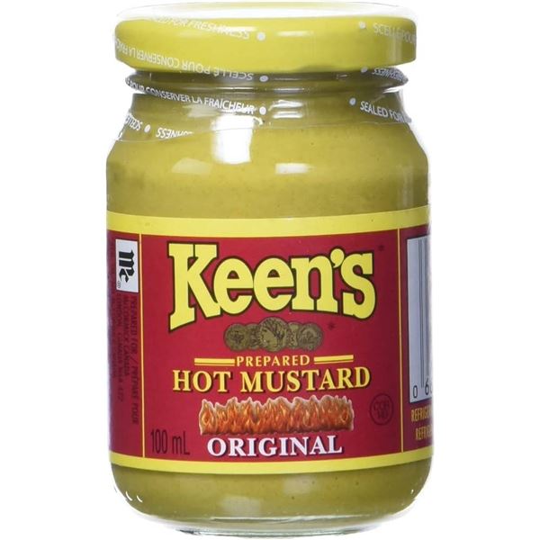 Keen’s Prepared Hot Mustard 12 x 100 mL Jar