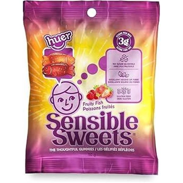 Sensible Sweets Fruity Fish Candy – 48 x  50 g