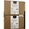 Image 2 : Amazon Basics Storage Bins, Metallic Black, 2-Baskets
