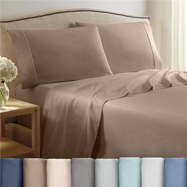 Comfy Bamboo World Radiance Rayonement 9800 King 4-Piece Sheet Set