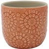 Image 1 : Stone & Beam Ceramic Floral Planter in Arabesque Color, Small