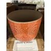 Image 3 : Stone & Beam Ceramic Floral Planter in Arabesque Color, Small