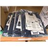 Image 4 : Amazon Basics Microfiber Towel Set, Black/Blue, 180 cm x 90 cm