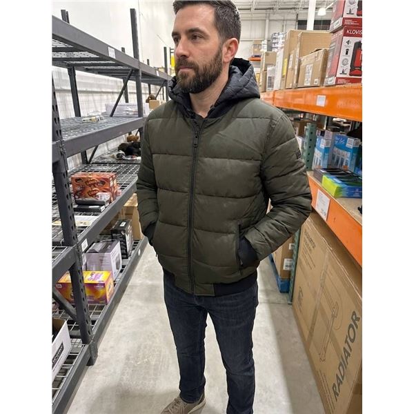 Kenneth Cole New York Men's SIP Insulated Jacket With Hood