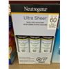 Image 2 : Neutrogena Ultra Sheer Body Mist Sunscreen SPF 60, 3 x 141 g