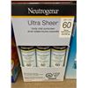 Image 2 : Neutrogena Ultra Sheer Body Mist Sunscreen SPF 60 (3 x 141 g)