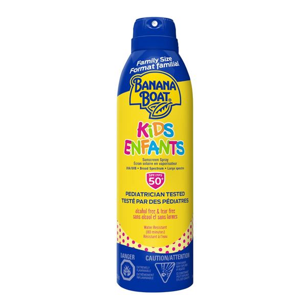 Banana Boat Kids Sunscreen Spray SPF 50 - Set of 3