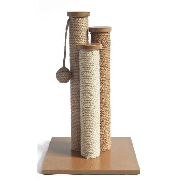 Amazon Basics 29182MC0012-220461 Cat Scratching Post, Triple, Beige