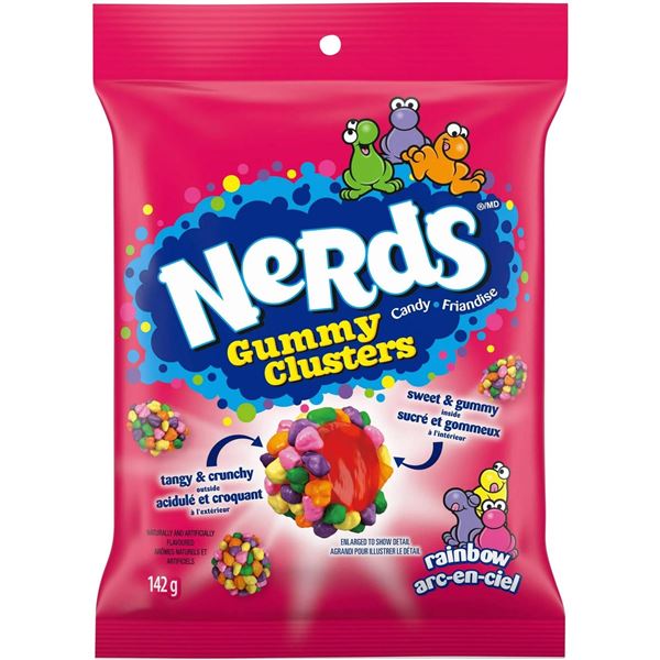 Nerds Gummy Clusters Rainbow 142 g Peg RSC 07777